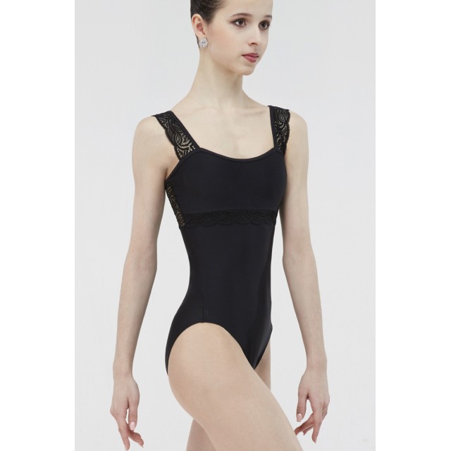 Wear Moi Erine dames balletpakje met kant en ronde hals
