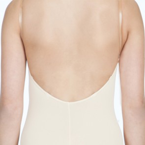 Capezio Camisole met Doorzichtige Bandjes 3532 met een open rug