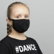 Papillon PK7076 Zwart mondkapje voor kinderen herbruikbaar
