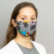 Papillon Mondkapje met Graffiti print PA7076 Volwassenen