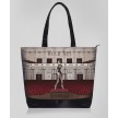 Wear moi Dames Ballet Tas DIV102 met Ballerina print