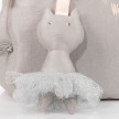 Wear Moi Meisjes Ballet Tas DIV67 met ballerina sleutelhanger grijs