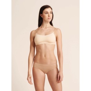 Capezio Lage Naadloze Slip Dans Ondergoed dames nude met een comfortabele tailleband