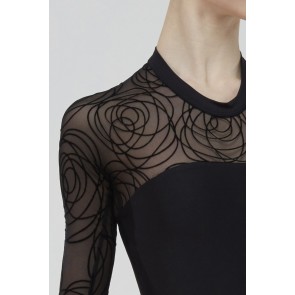 Wear Moi dames balletpak met hoge hals Meringue