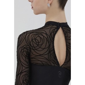 Wear Moi zwart balletpakje met gaas Meringue