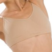 Capezio-Beha-Top-met-Doorzichtige-Rugband-beige met gemiddelde ondersteuning
