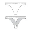 Capezio 3678 Onzichtbare Naadloze String voor Dames model