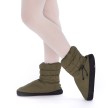 Russian Pointe gewatteerde WarmUp Ballet Booties bruin