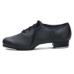 Sansha T-split TA01Lco - zwarte Lederen Tap Dansschoenen met Veters