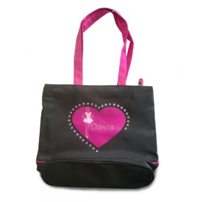 Sansha KBAG32 Danstas met Strass Steentjes en Afbeelding Ballerina