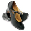 Sansha Valencia FL3L Zwarte Flamencoschoenen met 6CM Hak