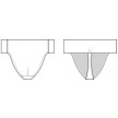 Capezio N26 Versterkte Dancebelt Voor Heren sketch