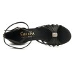 Sansha Penelope Zwarte Latin Schoenen met Swarovki steentje