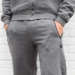 Donnay Heren Joggingbroek Jack donkergrijs detail