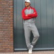 Donnay Heren Joggingbroek Jack zilvergrijs 