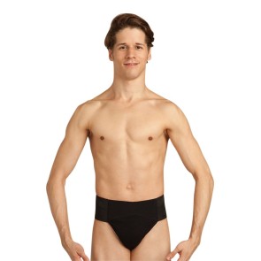 Capezio Gewatteerde Katoenen Dancebelt N5930 zwart mannen