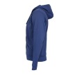 Donnay Heren Vest met capuchon Bruce blauw zijkant