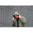 Donnay Heren Vest met capuchon Bruce gemêleerd groen capuchon