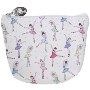 Alista Portemonnee van Kunstleer met Ballerina's Wit