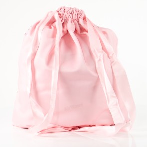 Alista F400153 roze gymtas met satijnen trekkoord