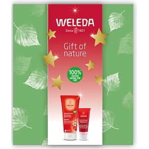 Weleda Granaatappel douchecrème en Granaatappel handcrème - cadeau pakket