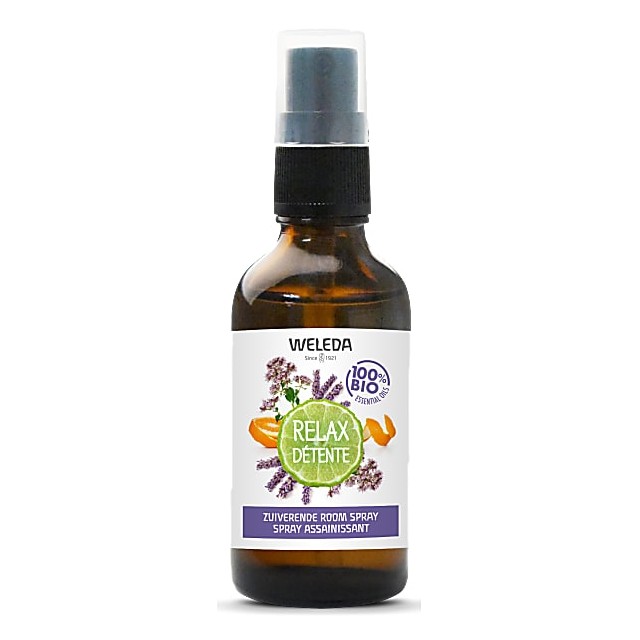 Weleda Zuiverende Room Spray Relax Lucht zuiverend huisparfum A23205