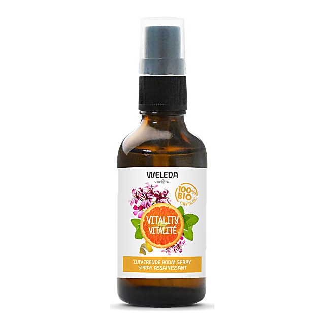 Weleda Zuiverende Room Spray Vitality  Lucht zuiverend huisparfum A23206