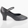 So Danca zwarte dames Dansschoenen CH792 enkelbandje met gespje