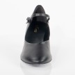 So Danca zwarte Dansschoenen voor dames CH792 musical character suede zool 5cm hak