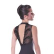 Sansha Electra Zwart Balletpak voor Dames met Open Rug