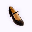 Begona Cervera Dames Flamenco dansschoenen M00 Basico zwart suede