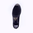 zwarte suede dames flamenco dansschoen met spijkertjes en antislip rubber zool begona cervera basico