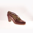 Begona Cervera Dames Flamenco dansschoenen M05 Cruzado II bruin leer