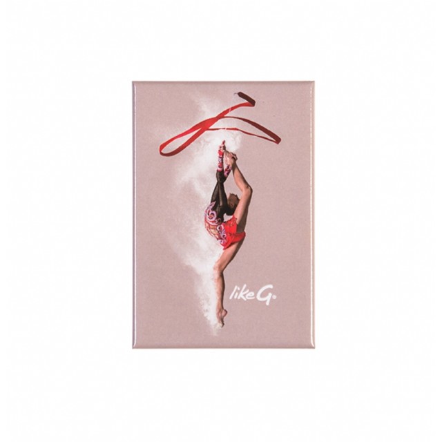 LikeG Roze Magneet met Afbeelding Ritmische Gymnaste