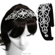 Alista Haarband van Fluweel met Strass-versiering B07515