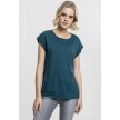 Urban Classics Ladies Extended Shoulder Tee TB771 teal