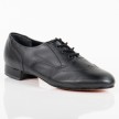 SoDanca CH95 Character Dames Dansschoenen Zwart-Wit met Vetersluiting