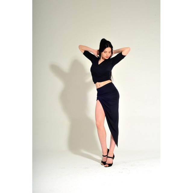 Studio Moscow SM7011 Asymmetrische Gedrapeerd Rok SALE