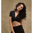 Studio Moscow SM6029 Zwarte Crop DansTop