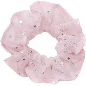 Wear Moi Roze Scrunchie met Pailletten DIV72