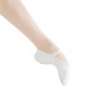 Bloch S0213L canvas balletschoenen voor dames wit zijkant 