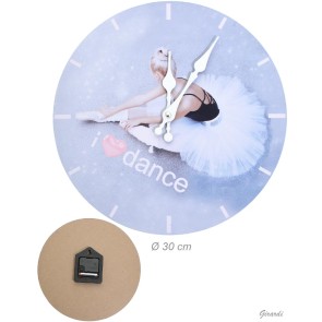 Alista Dancer Basics  Alista Wandklok met Ballerina Achtergrond