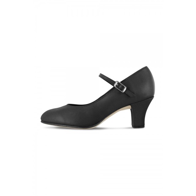Bloch S0306L Lederen Dames Character dansschoenen Cabaret Zwart