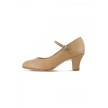 Bloch BL306L lederen dames character dansschoenen cabaret lichte huidskleur 