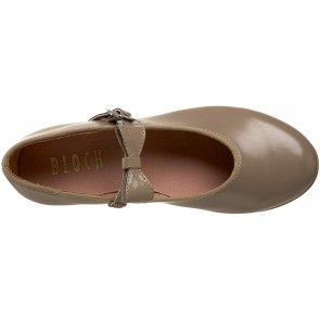 Bloch BL352L tapschoenen beige strik gespsluiting bovenkant
