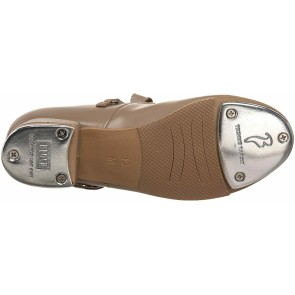 Bloch BL352L tapschoenen beige strik gespsluiting onderkant