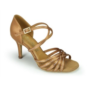 IDS dames Salsa schoenen Larissa Sequin Tan SALE