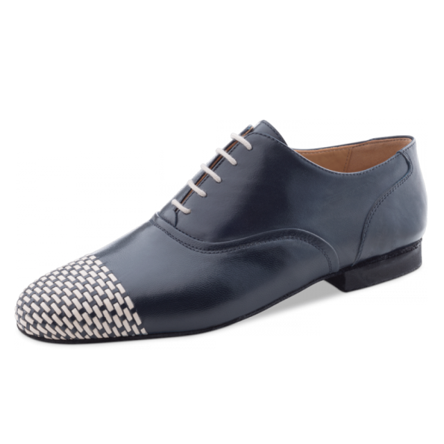 Nueva Epoca Zorro Dansschoenen voor Heren Blauw Wit 
