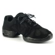 Sansha Hi-Step Zwarte danssneakers met splitzool