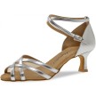 Diamant 035-087-013 Dames Latin Dansschoenen zilver